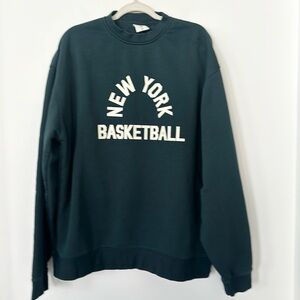 Local Hoops Pine New York Basketball Crewneck XL